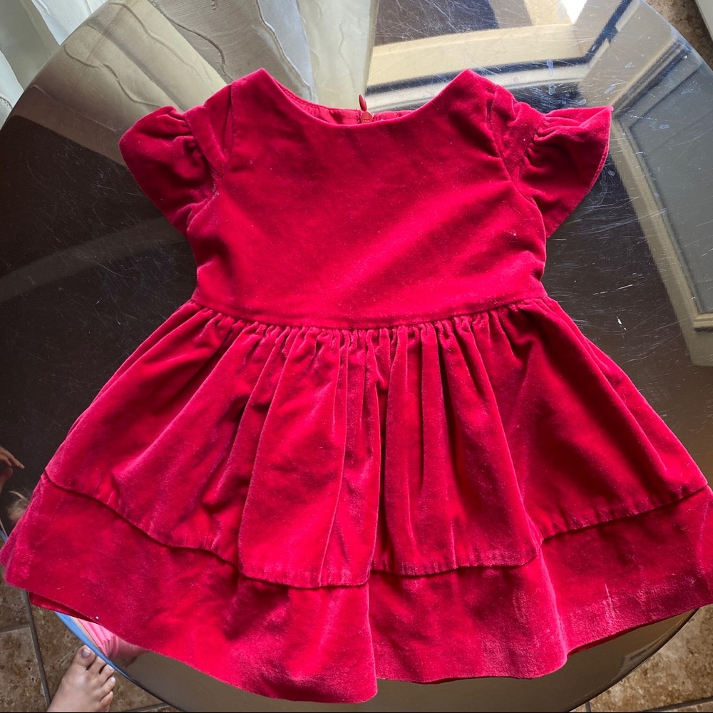 Gymboree red dress 6-12 months